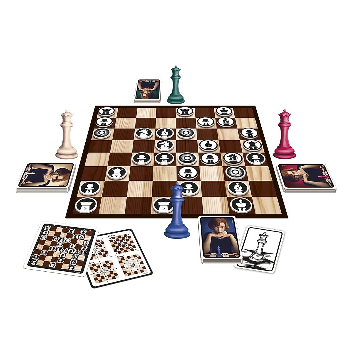 Asmodee Queen's Gambit Regina Scacchi gioco tavolo 2-4 giocatori