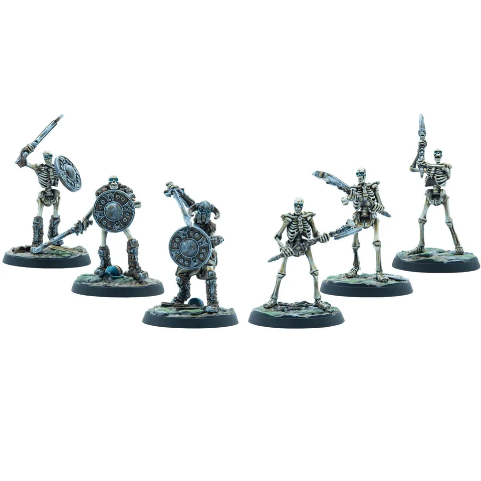 Modiphius Elder Scrolls: Call to Arms Skeleton Horde miniature 6 pezzi