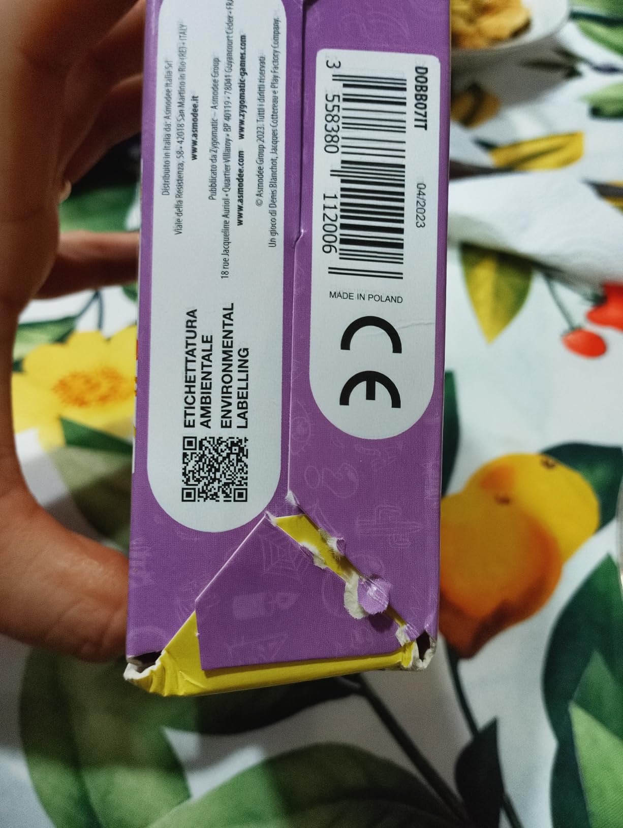 Asmodee Dobble Classico gioco di carte edizione italiana 2-8 giocatori