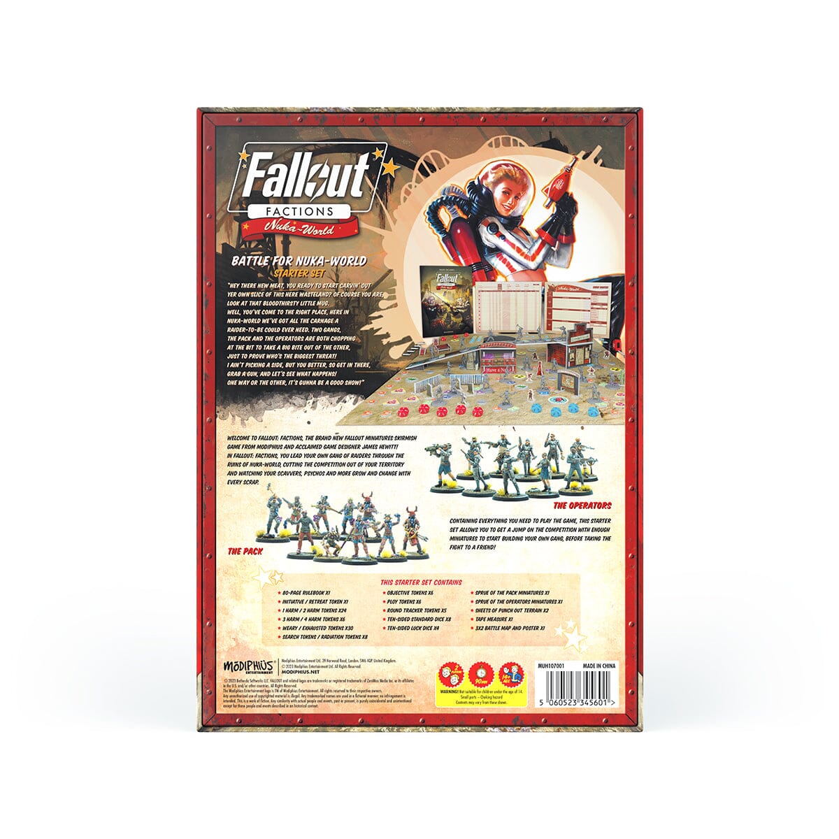 Modiphius Fallout Factions Battle for Nuka-World set base miniature