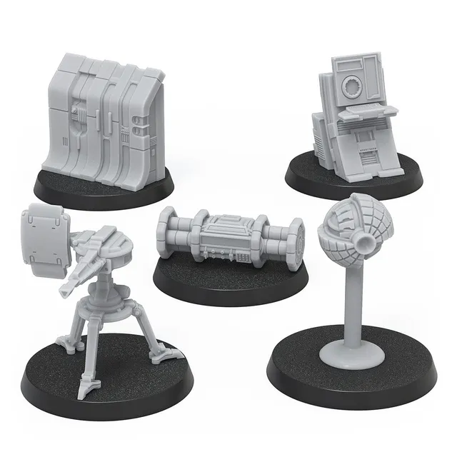 Modiphius Mass Effect Battlefield Scenery Beta 19 miniature resina