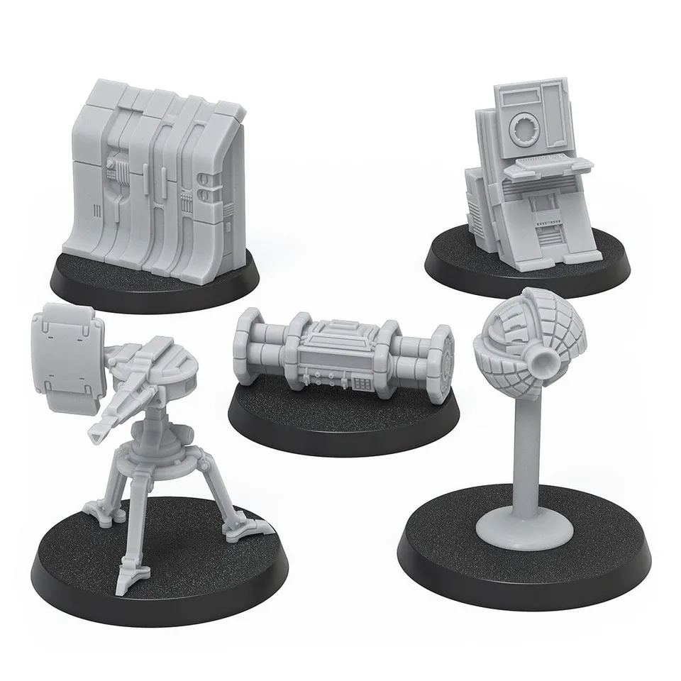 Modiphius Mass Effect Battlefield Scenery Beta 19 miniature resina