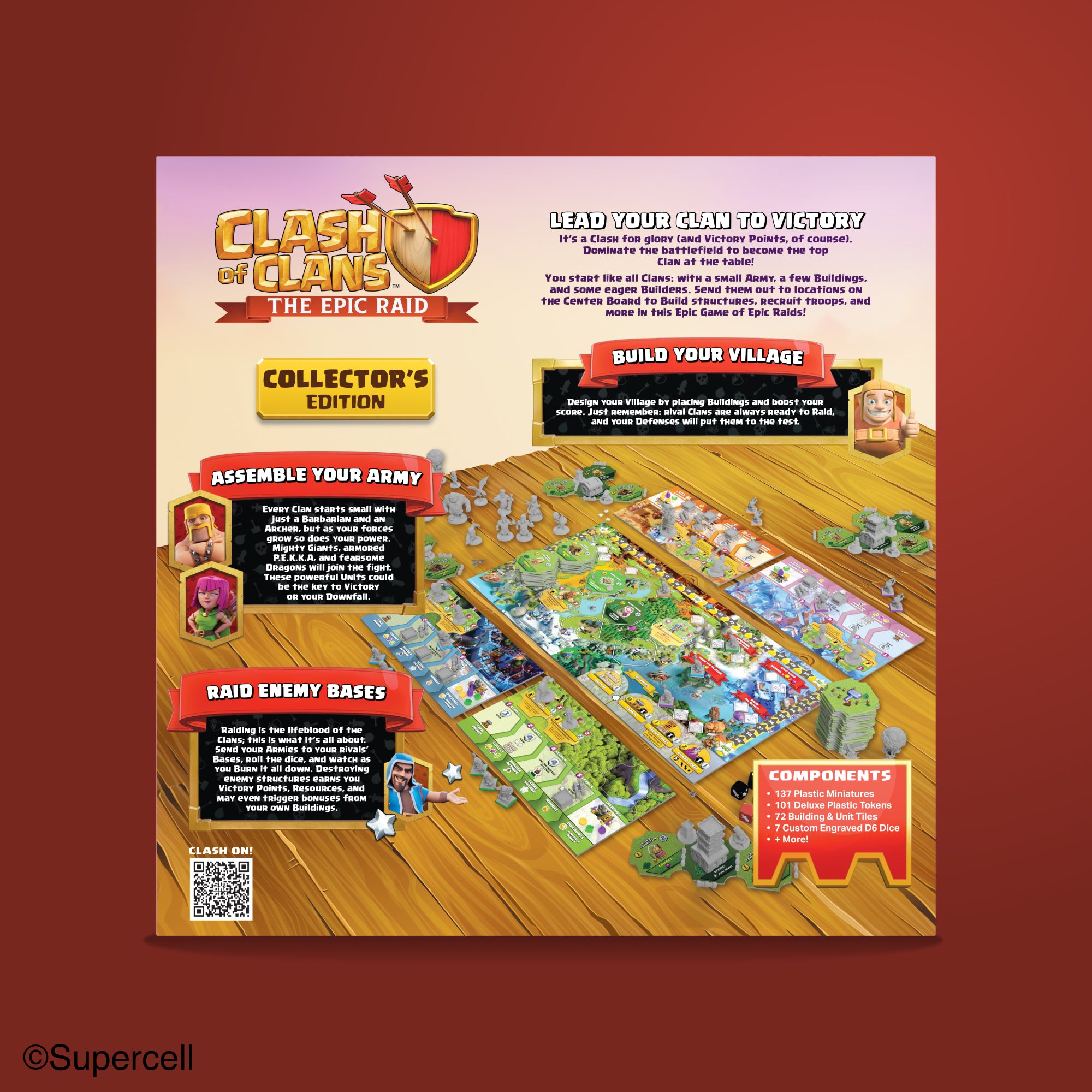 Maestro Media Clash of Clans Epic Raid Collector's Gioco Tavolo