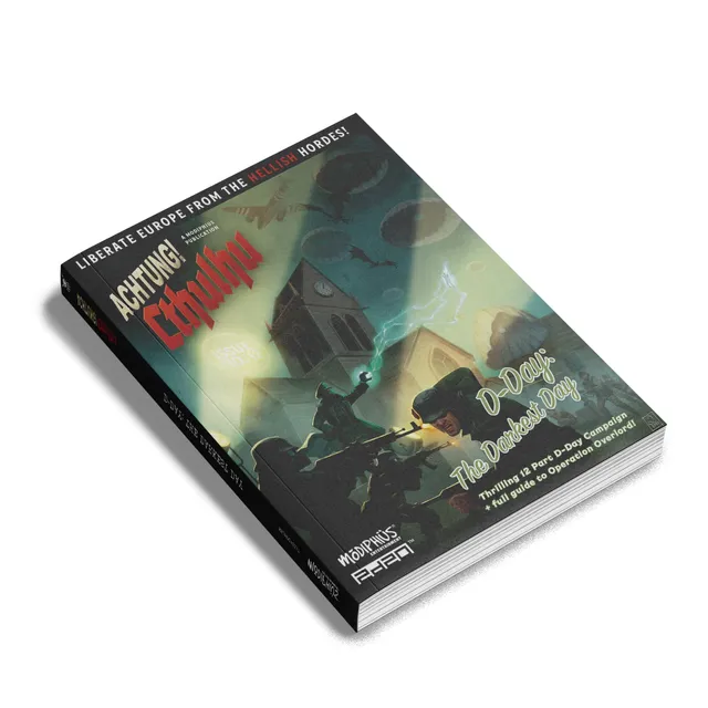 Modiphius Achtung! Cthulhu D-Day The Darkest Day libro Normandia