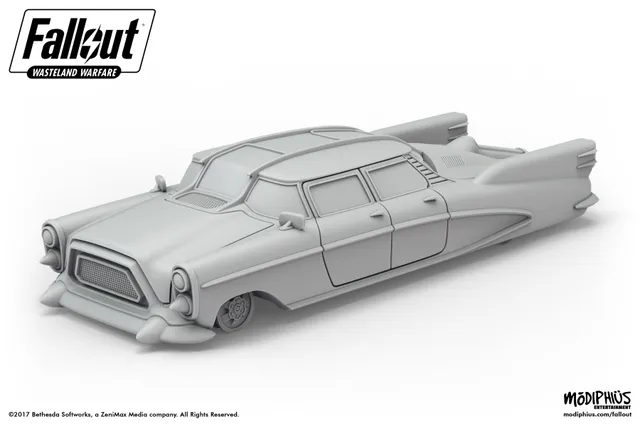 Modiphius Fallout: Wasteland Warfare Auto Corvega Atomic V8 STL