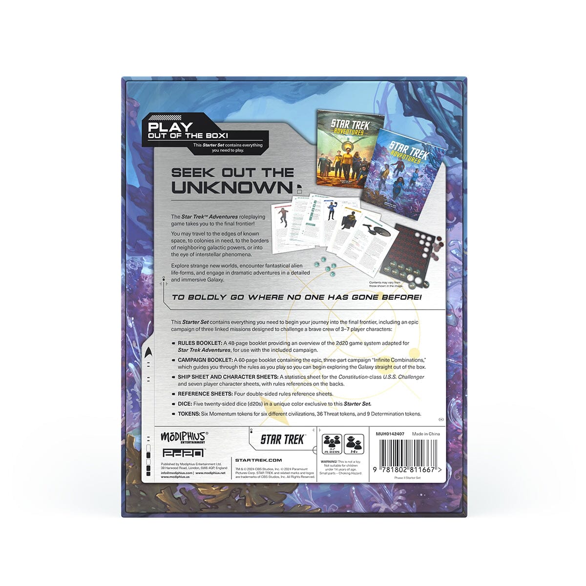 Modiphius Star Trek Adventures Starter Set 2a Edizione scatola