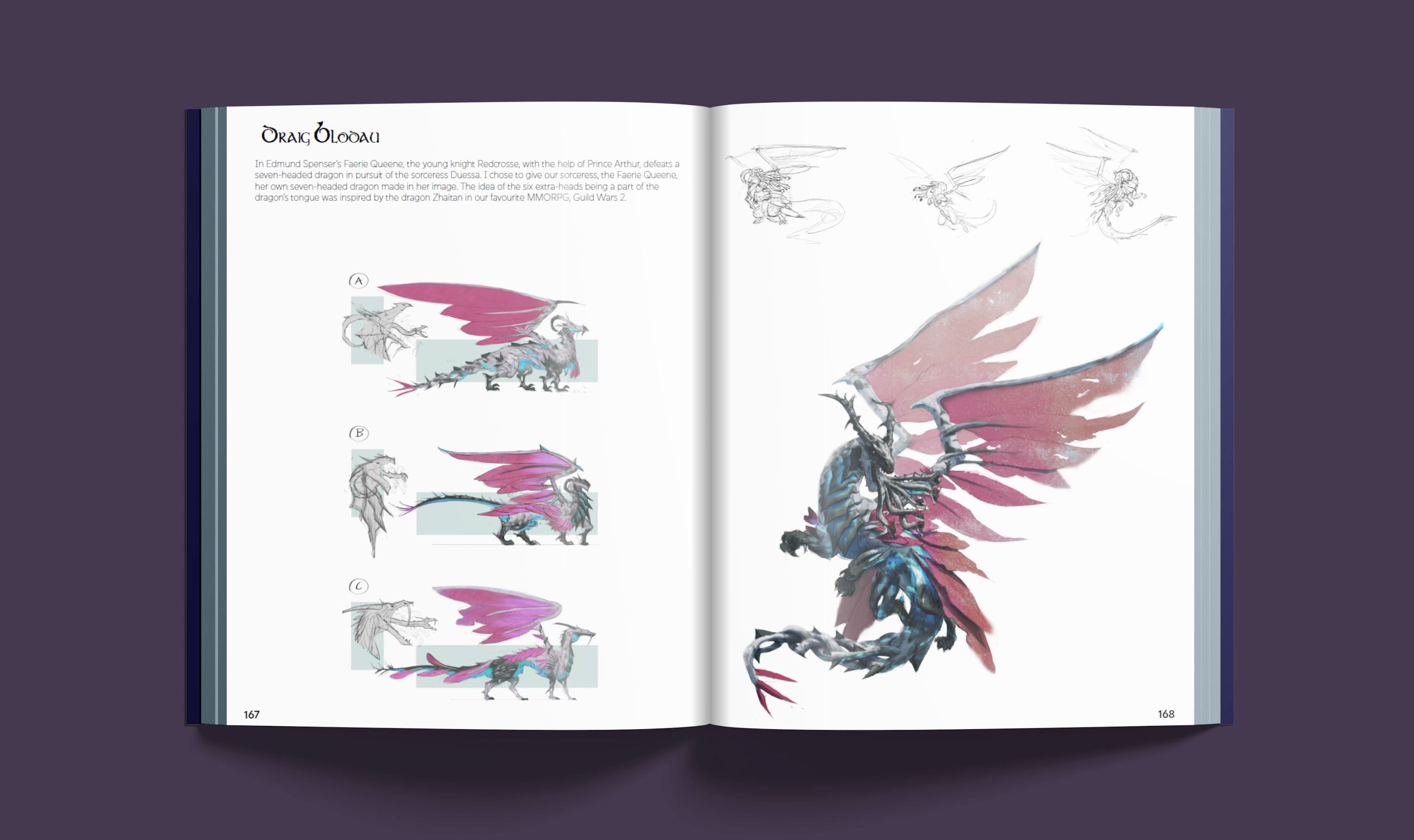 Legends of Avallen Against Faerie Queene art book 176 pagine