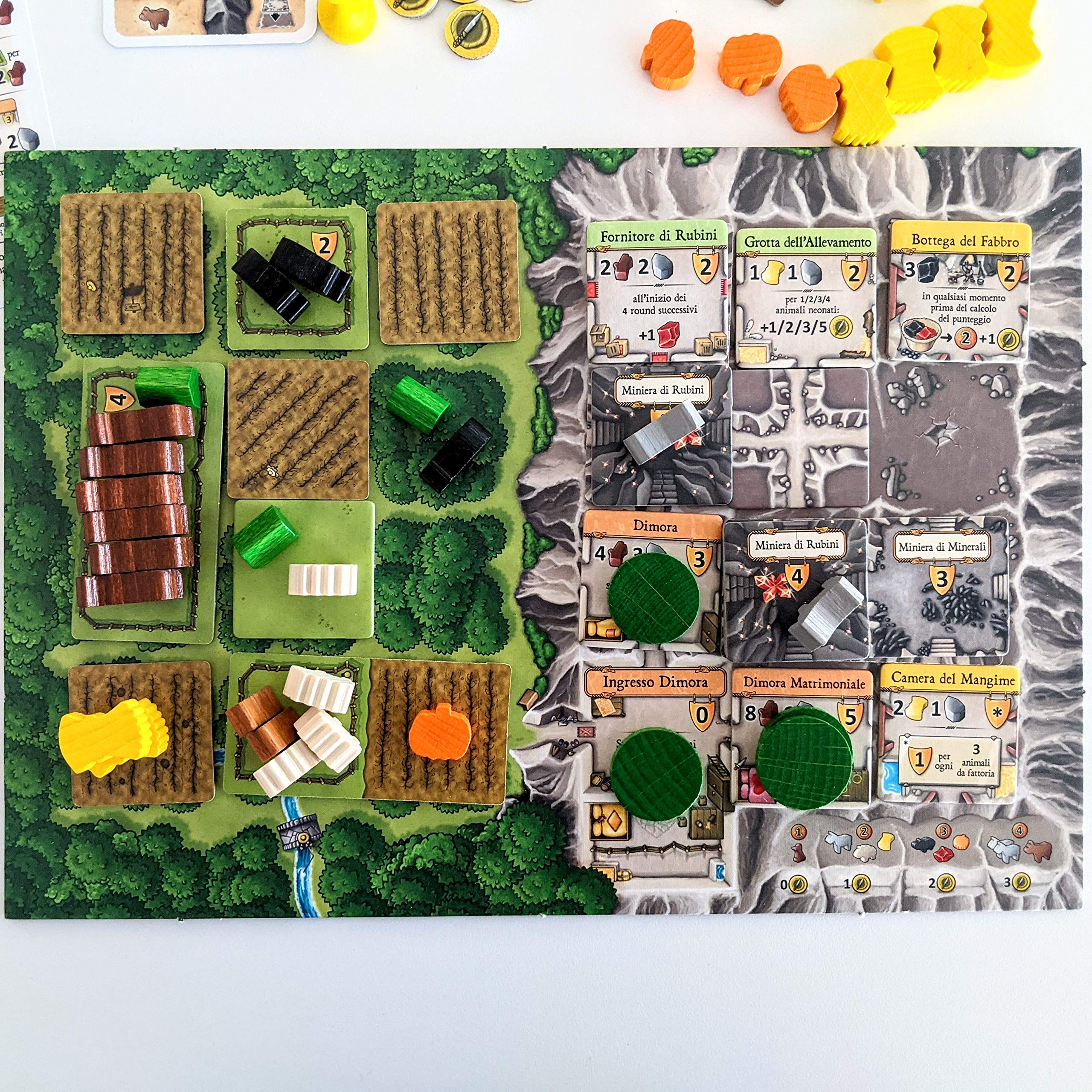 Caverna Asmodee gioco tavolo strategia 1-7 giocatori italiano