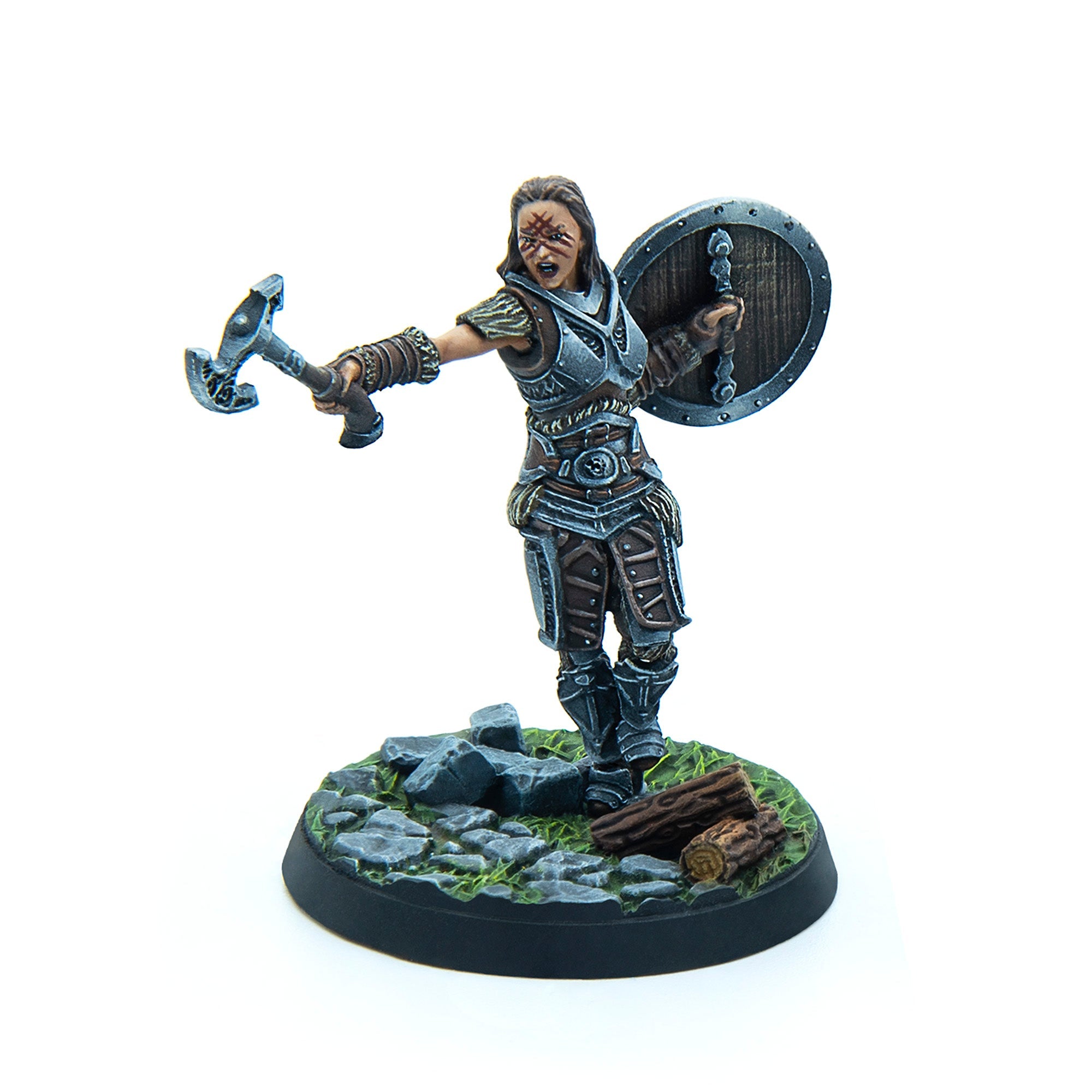 Elder Scrolls Call to Arms miniature Bandit Pillagers resina