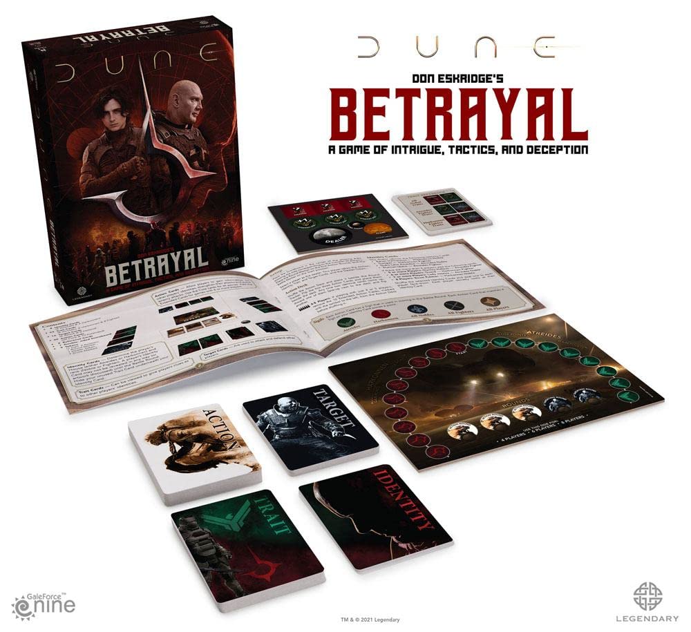 Asmodee Dune Betrayal gioco da tavolo strategia italiano 2-4 giocatori