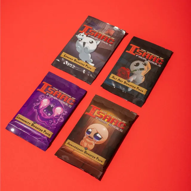 Maestro Binding of Isaac Four Souls bustine bundle carte