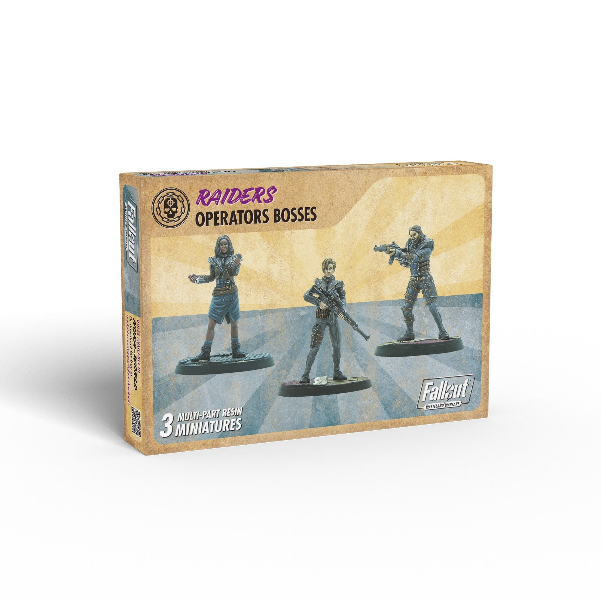 Modiphius Fallout Wasteland Warfare Raiders Operators 3 miniature