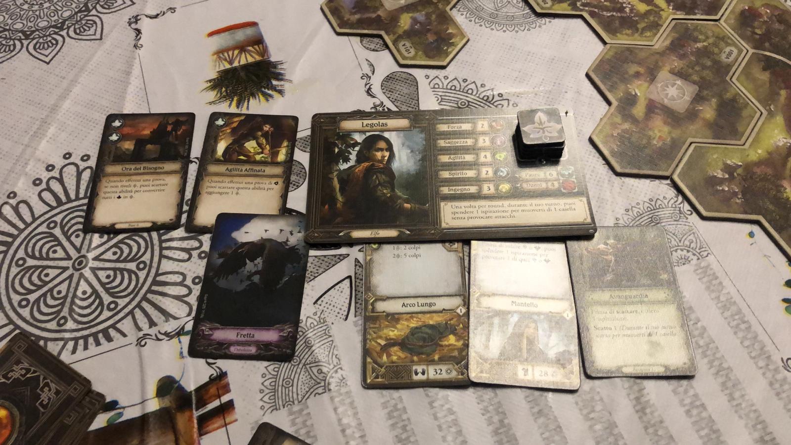 Asmodee Viaggi nella Terra di Mezzo gioco da tavolo cooperativo con app