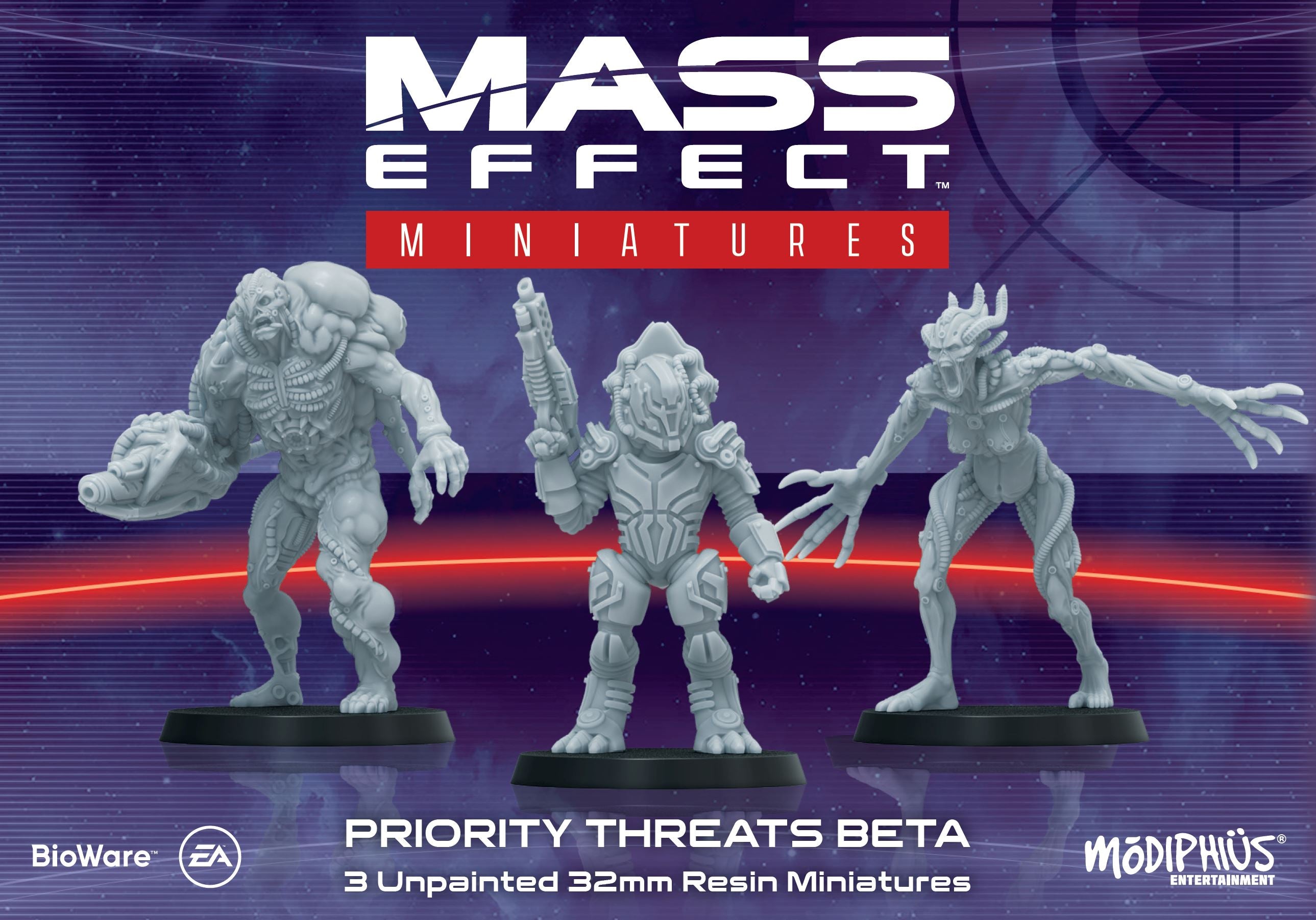 Modiphius Mass Effect Priority Threats Beta 3 miniature 32mm
