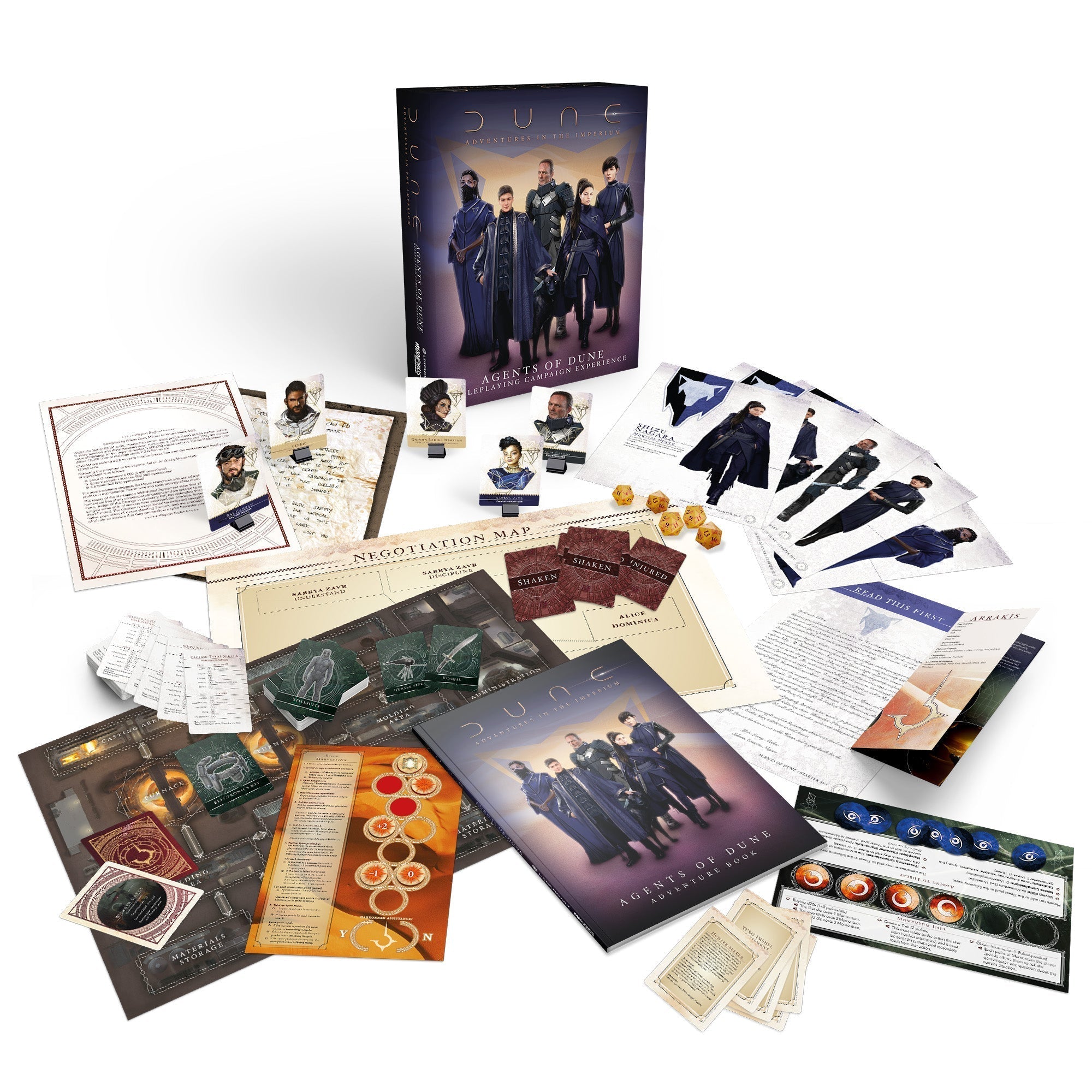 Modiphius Dune Agents of Dune Starter Set PDF gioco di ruolo