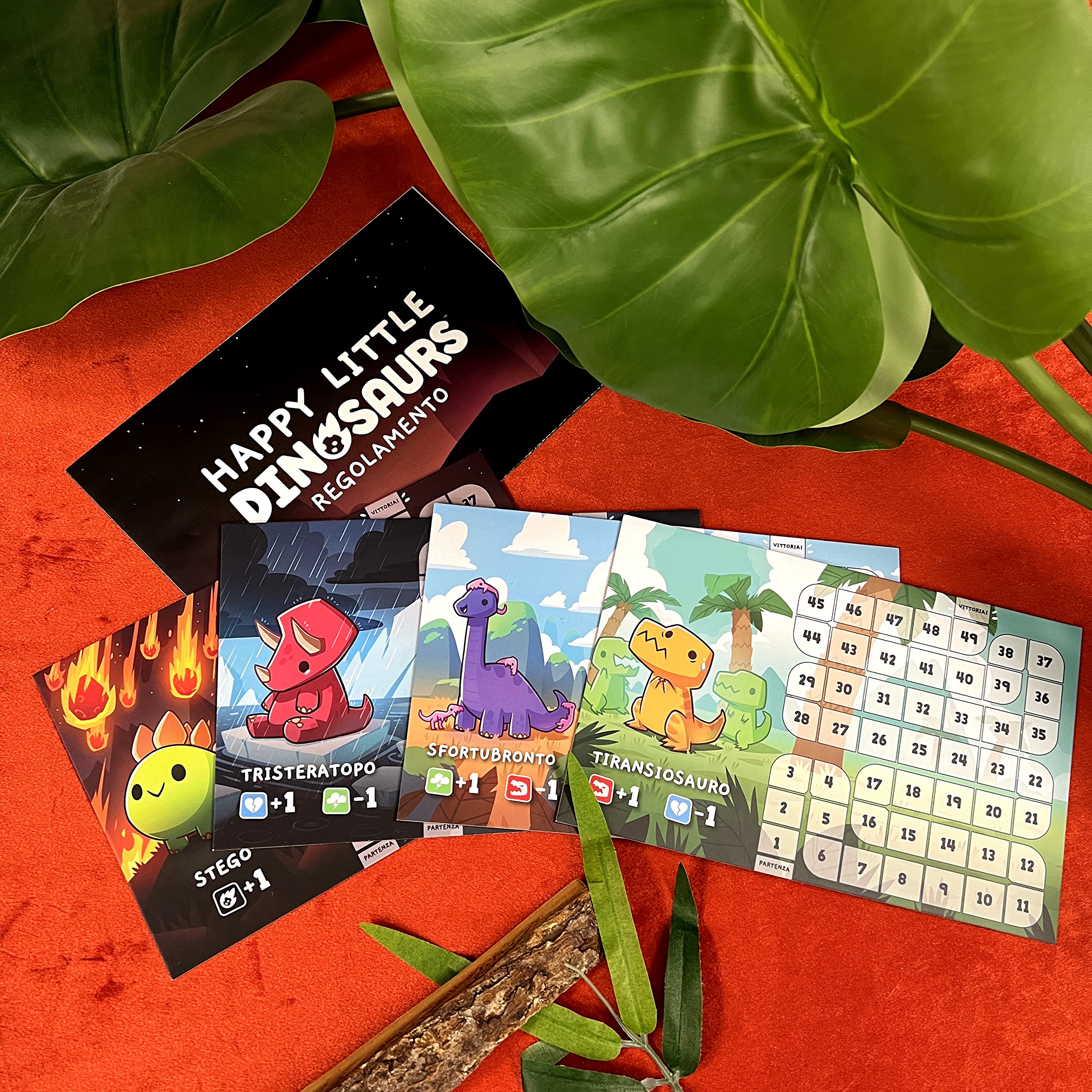 Asmodee Happy Little Dinosaurs Carte Gioco Base 2-4 giocatori