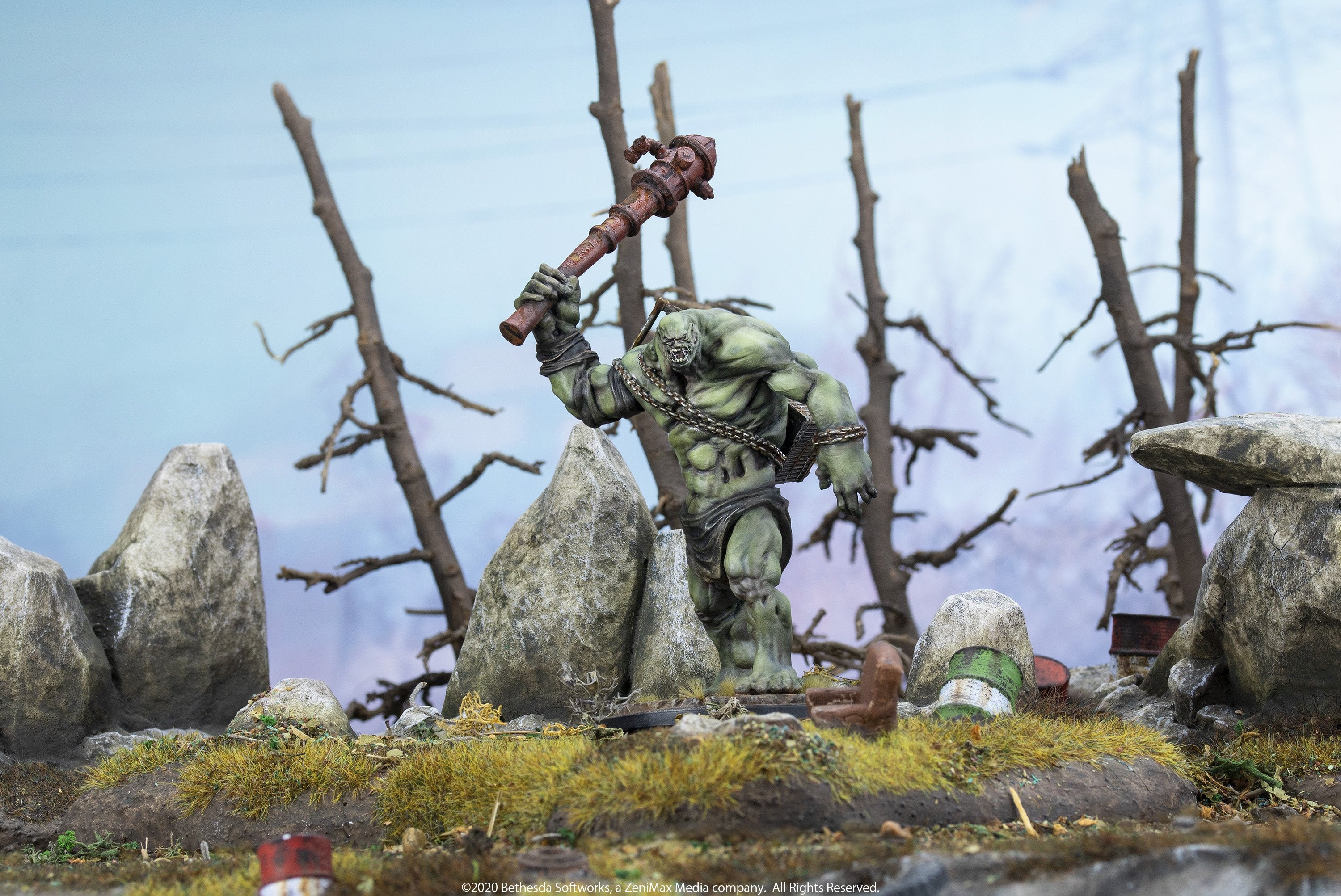 Fallout: Wasteland Warfare Behemoth Miniatura Resina 32mm