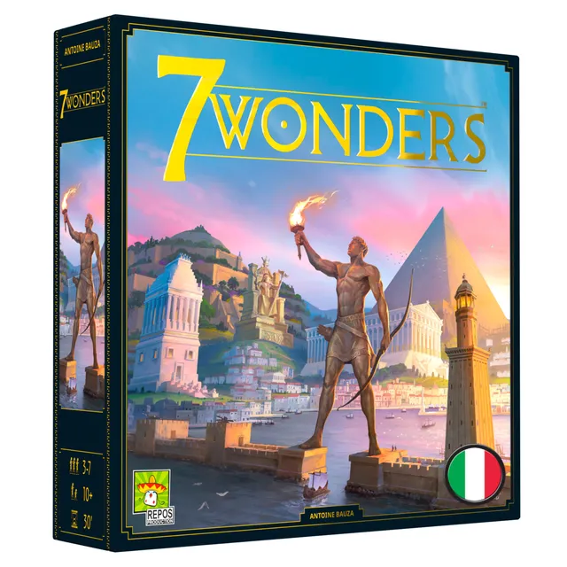 Asmodee 7 Wonders Gioco Base gioco tavolo strategia 3-7 giocatori