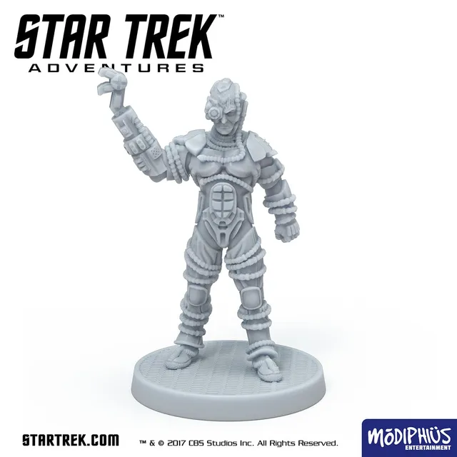 Modiphius Star Trek Adventures Borg Male 3 miniatura STL 32mm