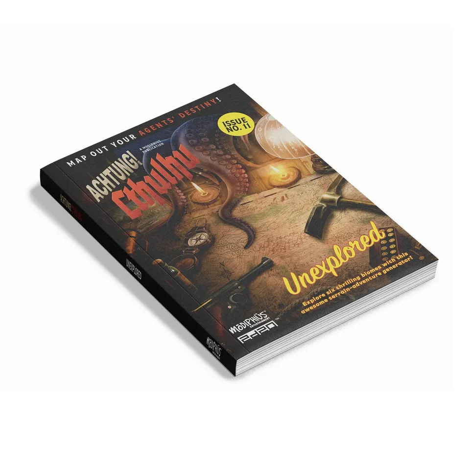 Modiphius Achtung! Cthulhu Unexplored manuale GDR 144 pagine