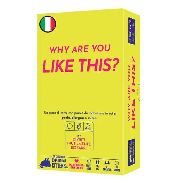 Asmodee Why Are You Like This Party Game Parole Italiano