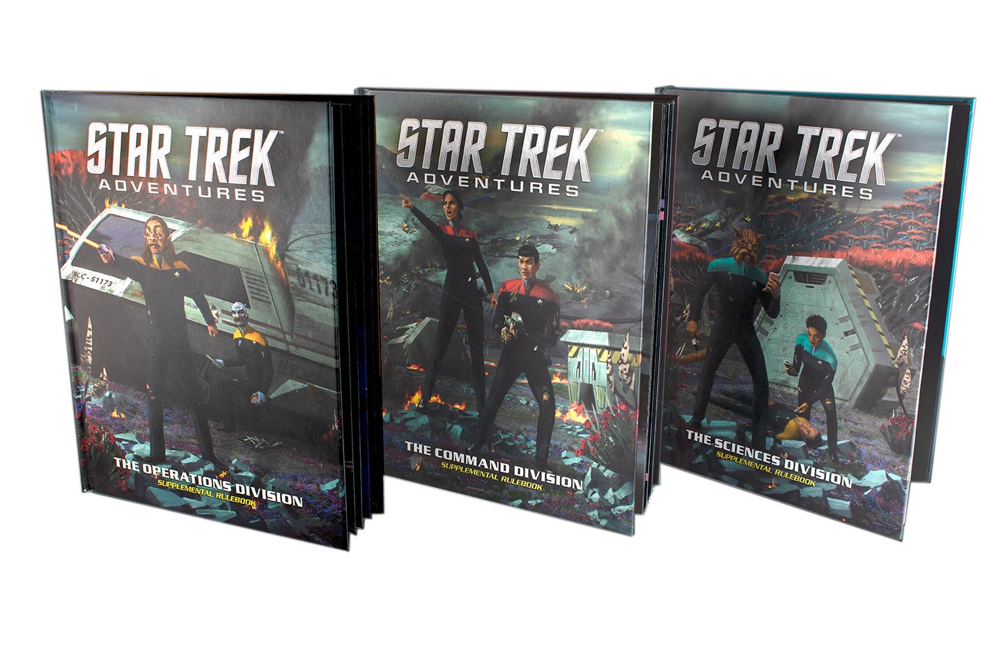 Modiphius Star Trek Adventures Captain's Bundle 4 manuali