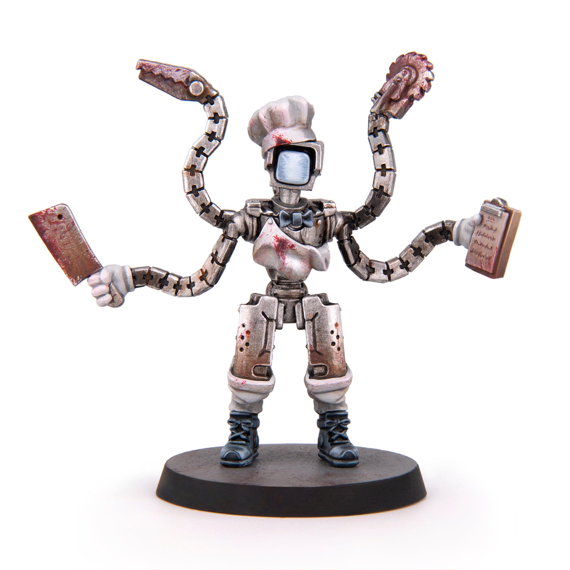 Modiphius Paranoia Utility Bots miniature resina 32mm 4 pezzi