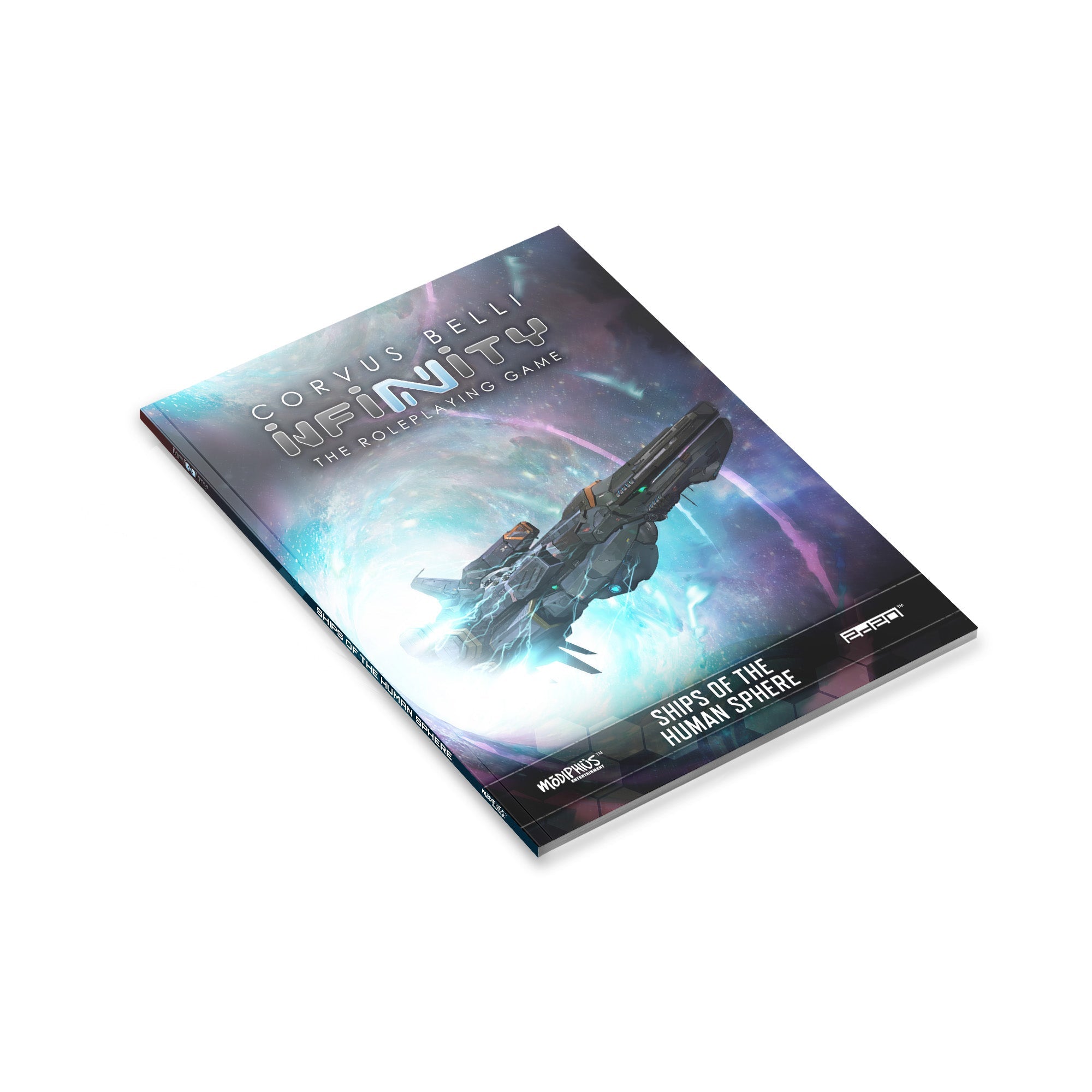 Modiphius Infinity Ships of the Human Sphere libro astronavi