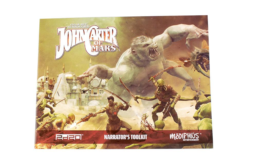 Modiphius John Carter Mars Narrator's Toolkit Schermo + Booklet