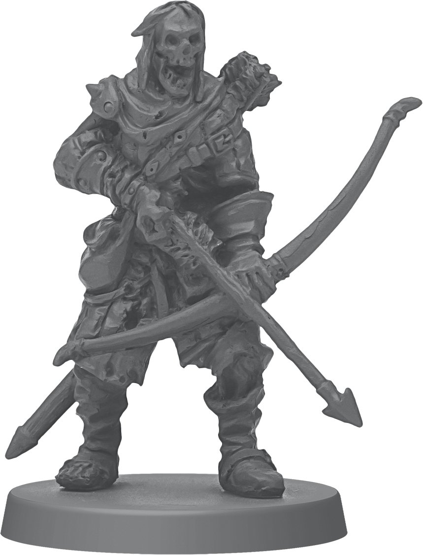 Zombicide Deadeye Walkers Espansione Black Plague Miniature