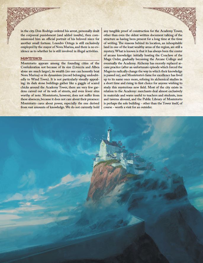 MANA Historia Corebook manuale PDF per D&D 5a Edizione