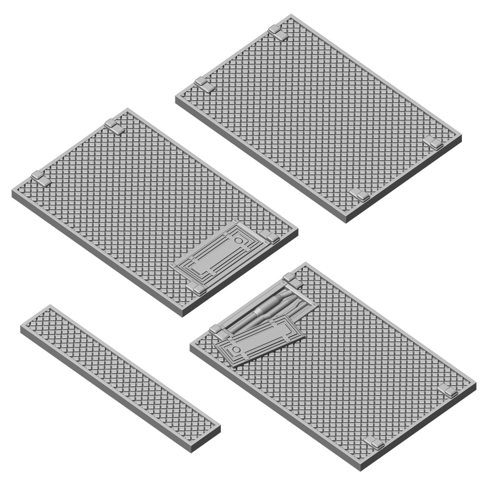 Modiphius Fallout: Wasteland Warfare File STL Vault Flooring Pack digitale