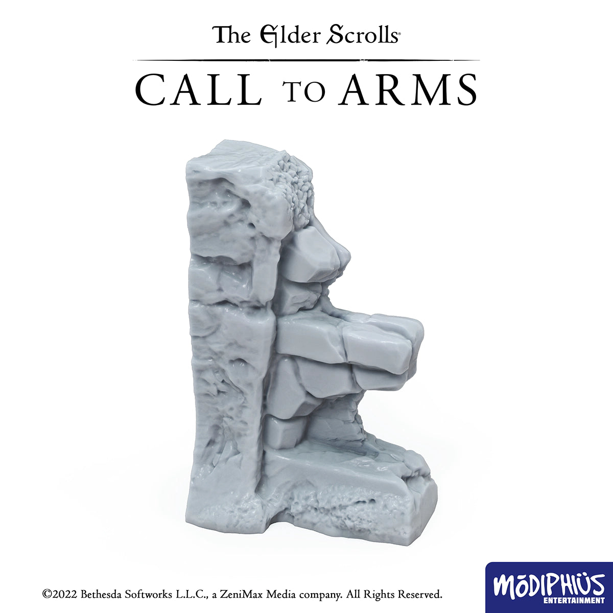 Modiphius Elder Scrolls Call to Arms Nord Tomb Walls scenico STL
