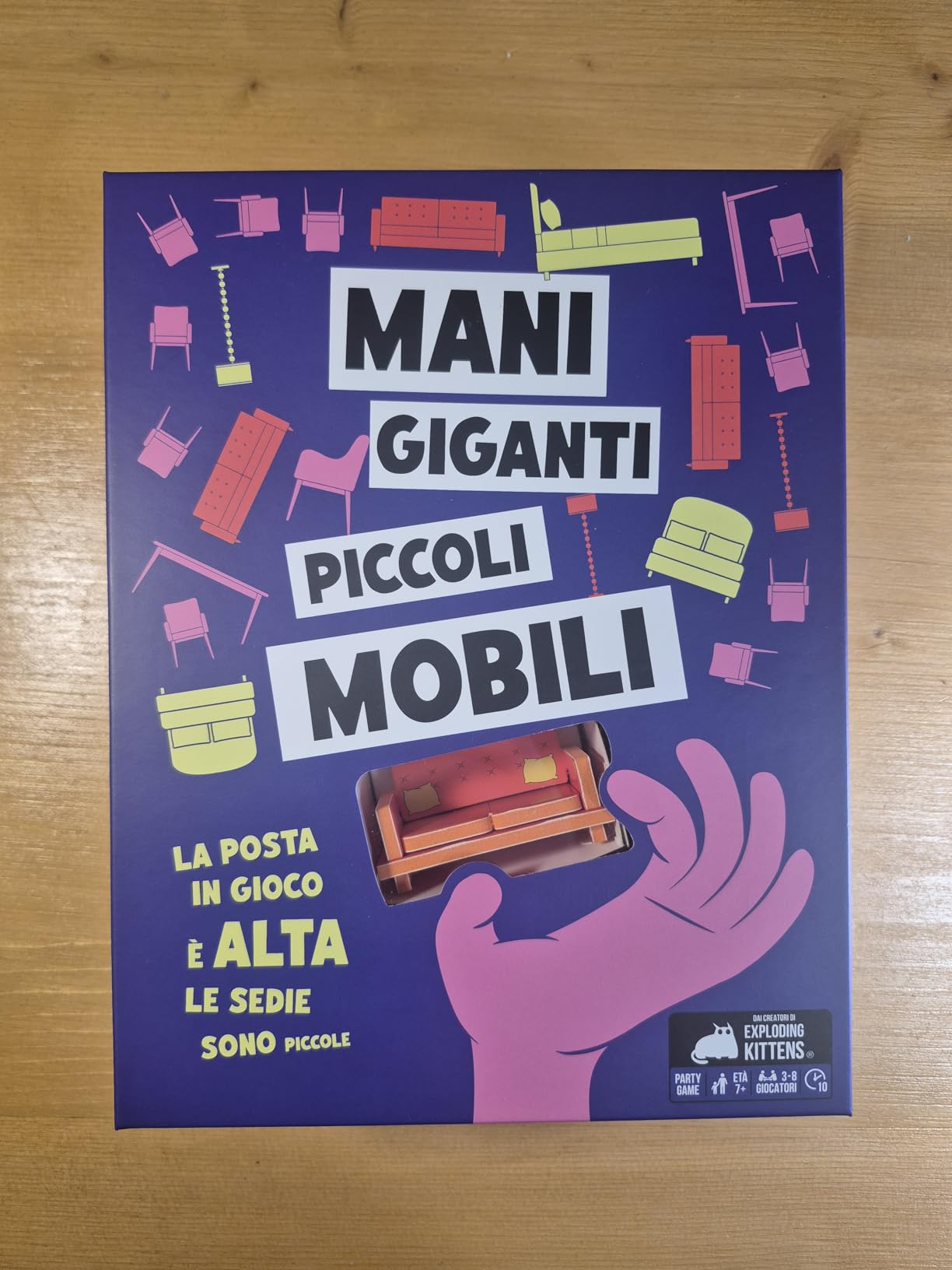 Asmodee Mani Giganti Piccoli Mobili gioco destrezza 3-8 giocatori