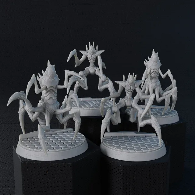 Five Parsecs Swarm Bundle Titan Forge file STL 4 miniature