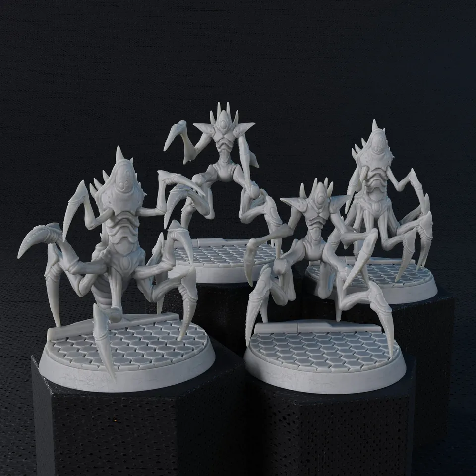 Five Parsecs Swarm Bundle Titan Forge file STL 4 miniature