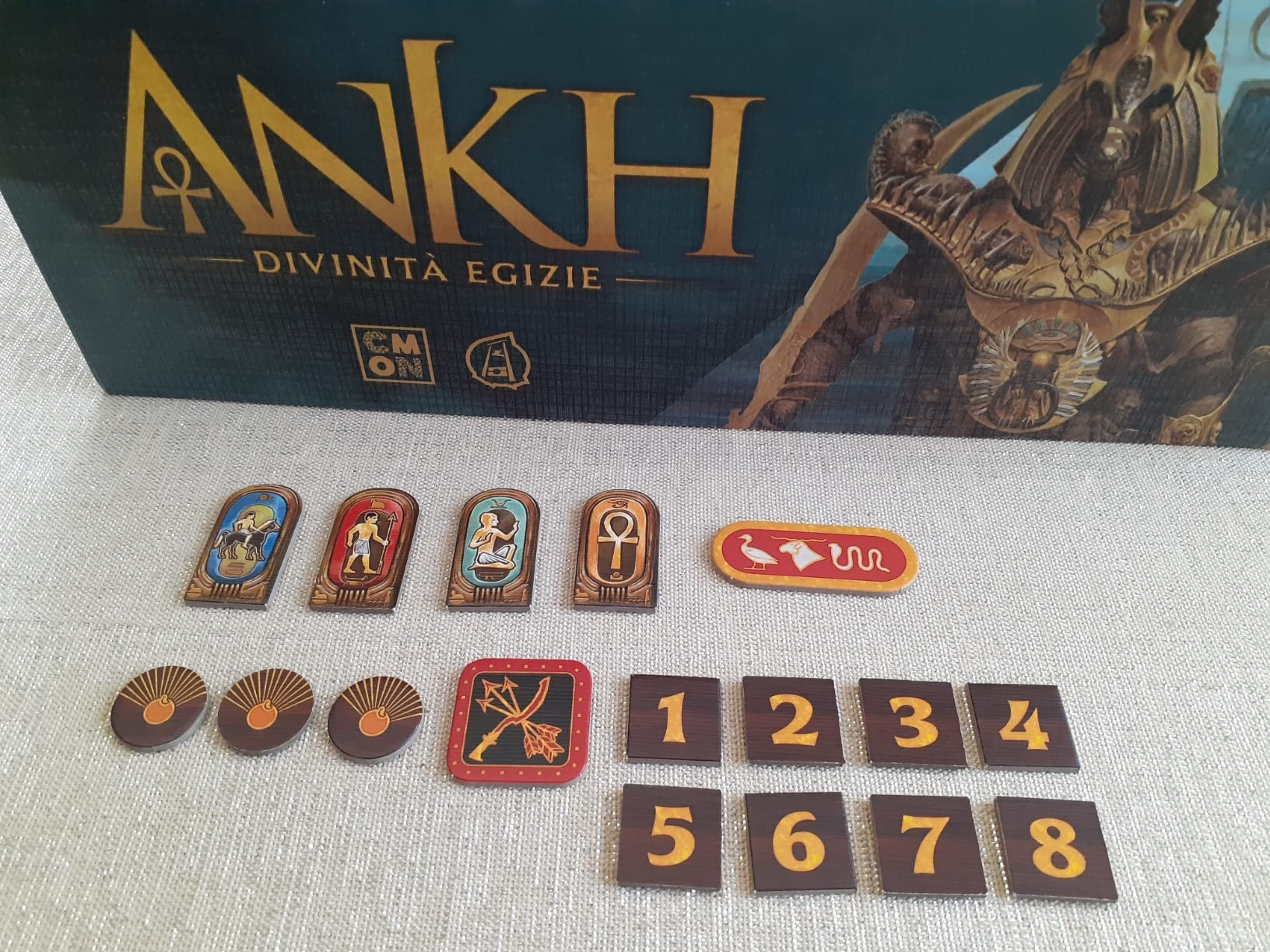 Asmodee Ankh Divinità Egizie Gioco Strategia 2-5 Giocatori