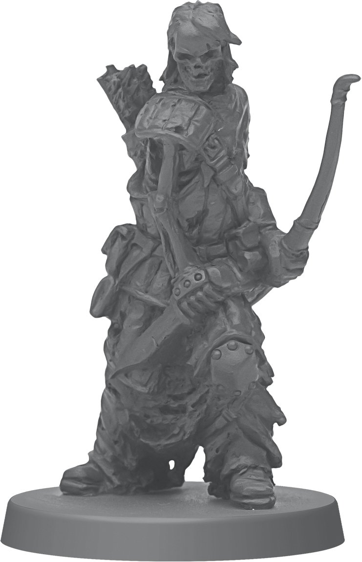 Zombicide Deadeye Walkers Espansione Black Plague Miniature