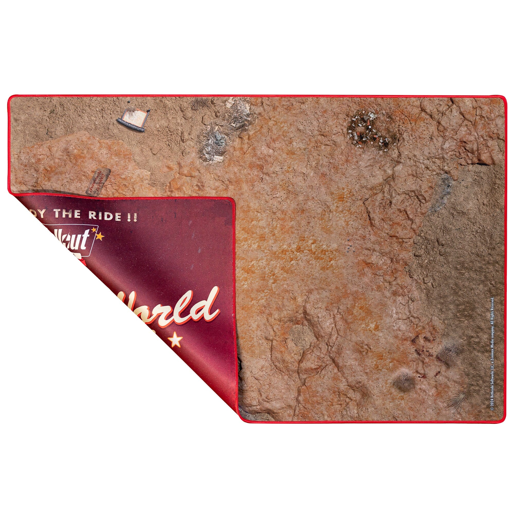 Modiphius Fallout Factions Nuka-World Battle Map neoprene