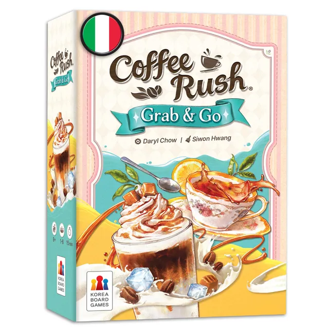 Asmodee Coffee Rush Grab & Go Gioco Carte da Viaggio