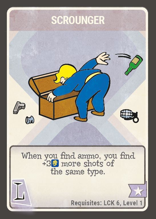Modiphius Fallout RPG Perk Cards mazzo 147 carte talenti
