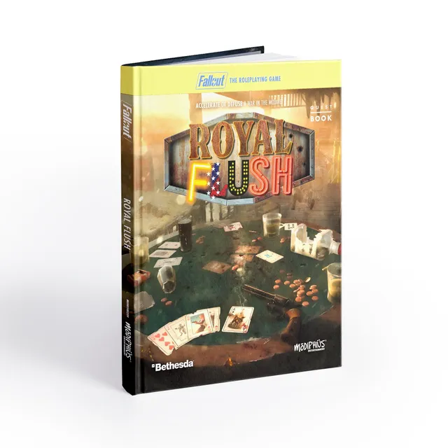 Modiphius Fallout RPG Royal Flush libro gioco di ruolo Mojave