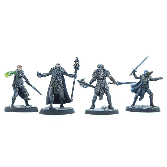 Elder Scrolls Call to Arms Online Character Pack 4 miniature resina