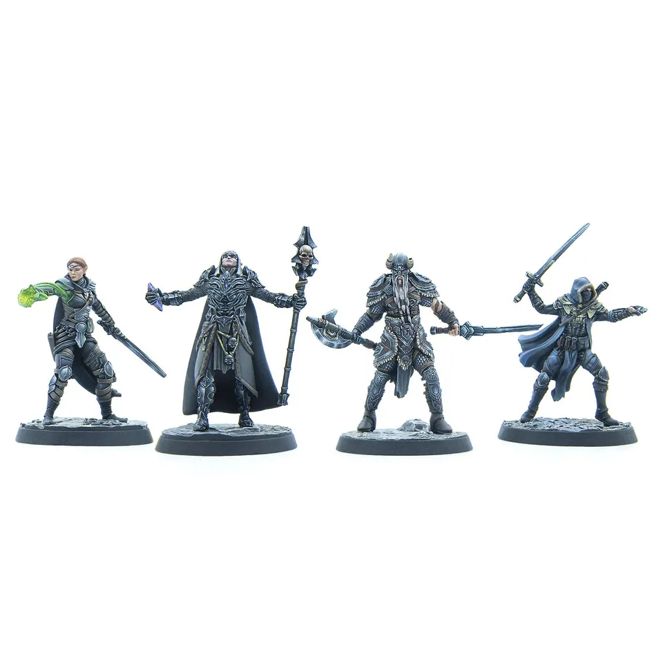 Elder Scrolls Call to Arms Online Character Pack 4 miniature resina