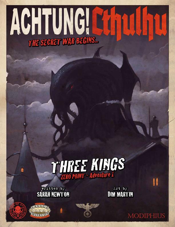 Modiphius Achtung Cthulhu Zero Point Three Kings avventura PDF Savage
