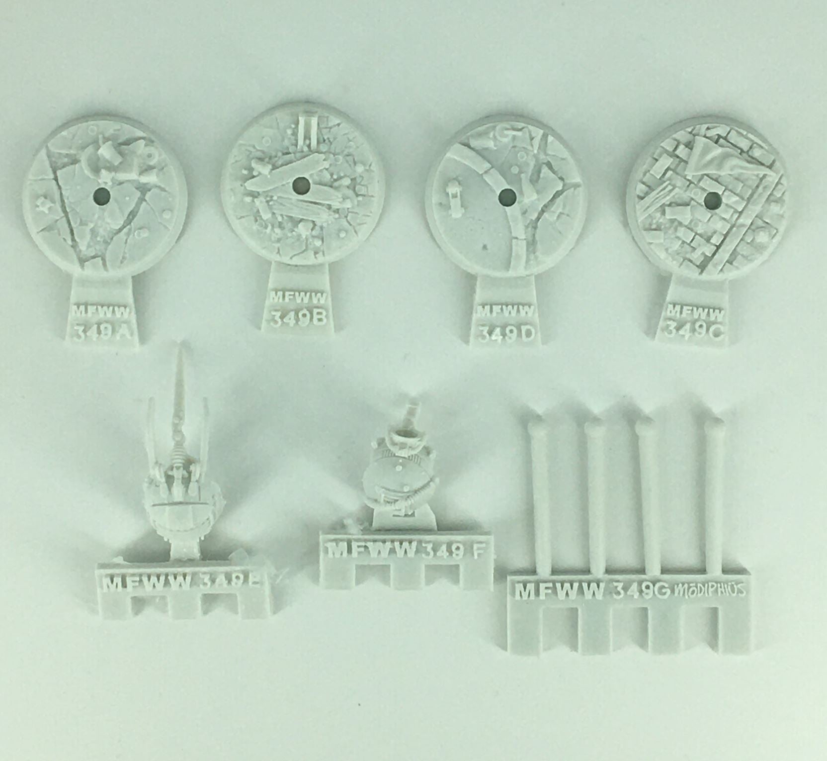 Modiphius Fallout Wasteland Warfare Eyebots robot miniature 4pz