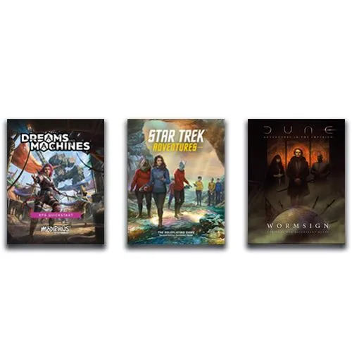 Free RPG Quickstart Bundle Star Trek Dune Dreams 15 libretti