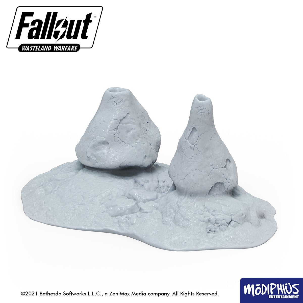 Modiphius Fallout Wasteland Warfare Ant Nests file STL stampa 3D