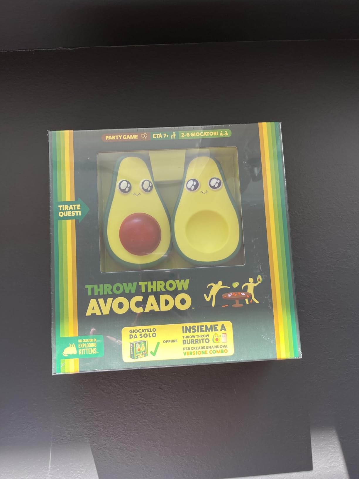 Asmodee Throw Throw Avocado gioco di carte 2 avocado 2-6 giocatori