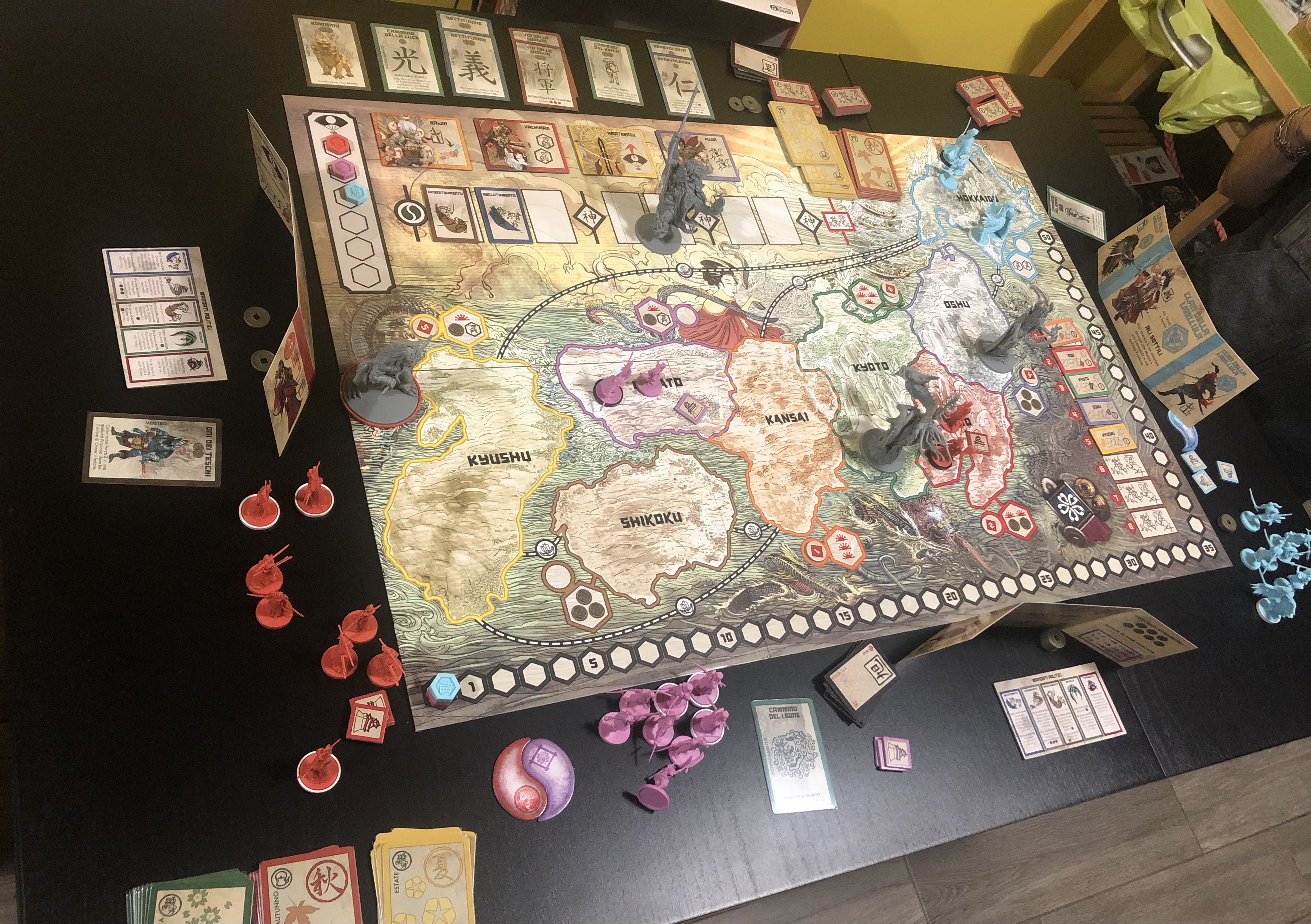 Asmodee Rising Sun Gioco da Tavolo strategico 3-5 giocatori